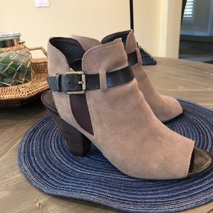 Franco Sarto open toe boot